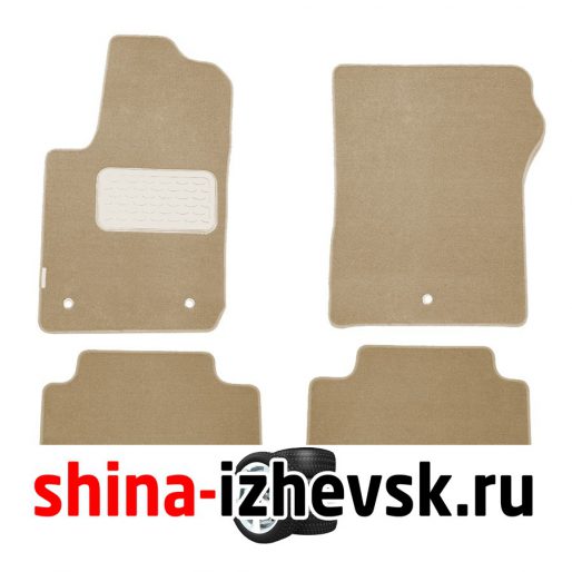 Коврик Autofamily коврик в салон текстильный бежевый для для JEEP Wrangler JK 2D 2007- в Ижевске